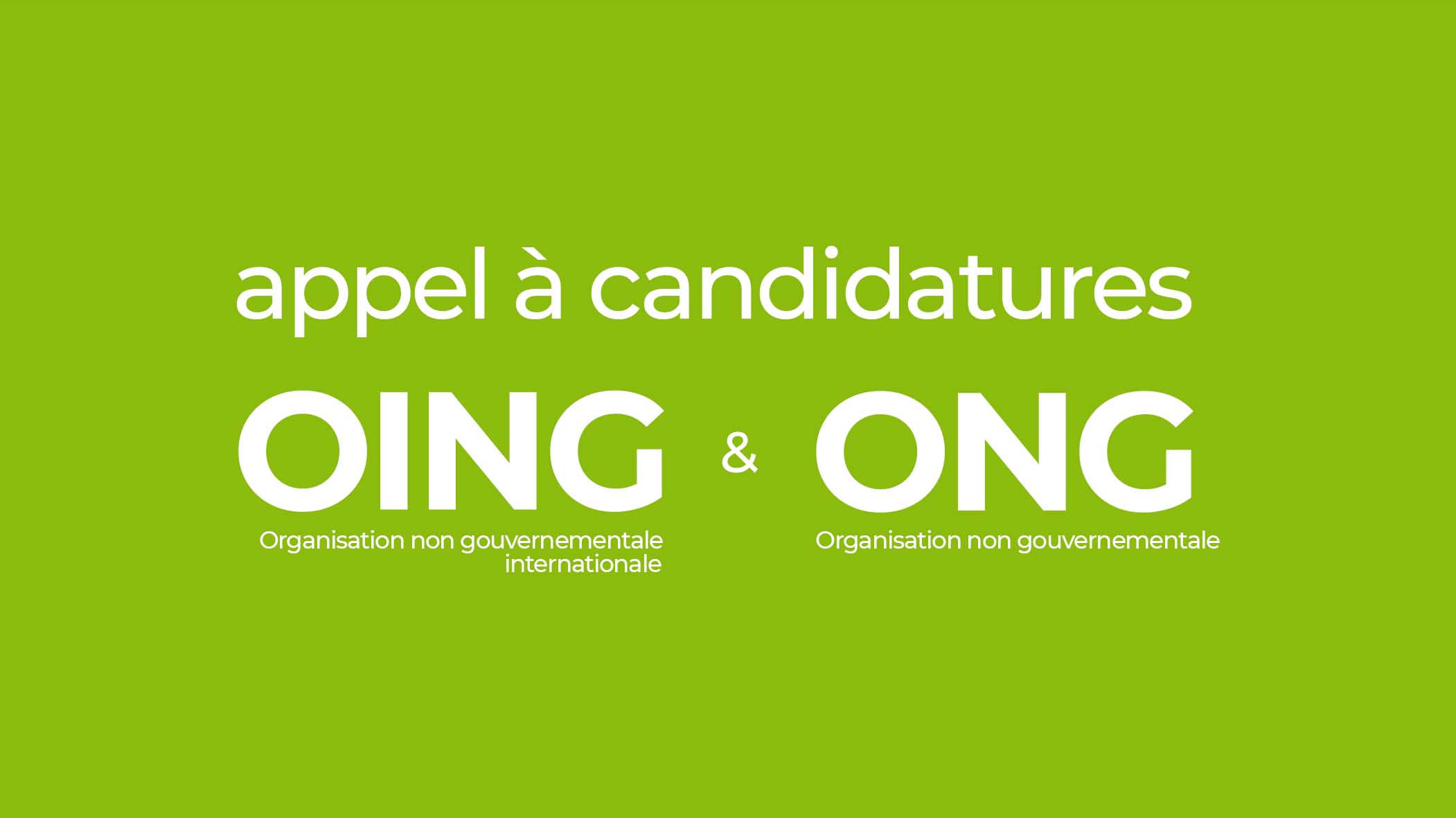 francophonie ONG OING