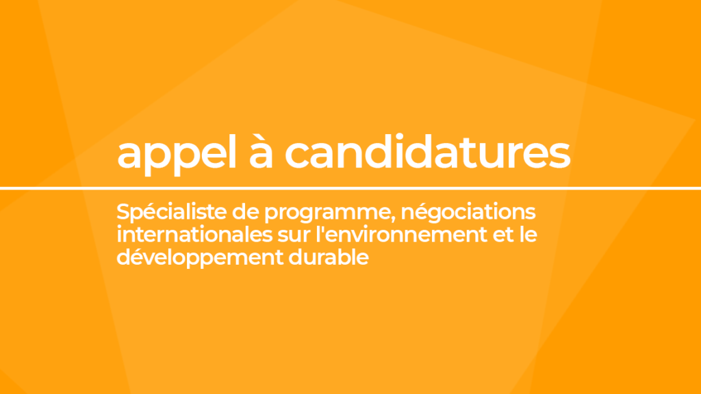 OIF candidature - environnement 2