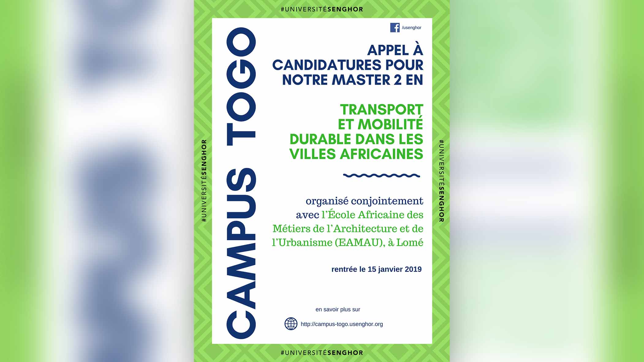 Université Senghor Lomé Togo