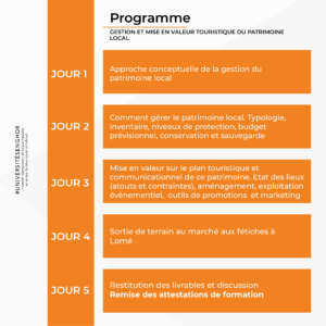 Université Senghor - Programme-Patrimoine-togo