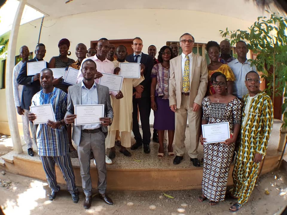 Jean-François Fau à Lomé pour la formation "Création d'un parcours culturel"