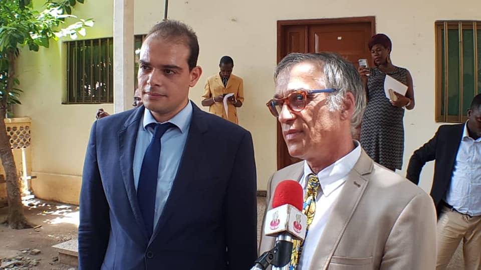 Jean-François Fau à Lomé pour la formation "Création d'un parcours culturel"