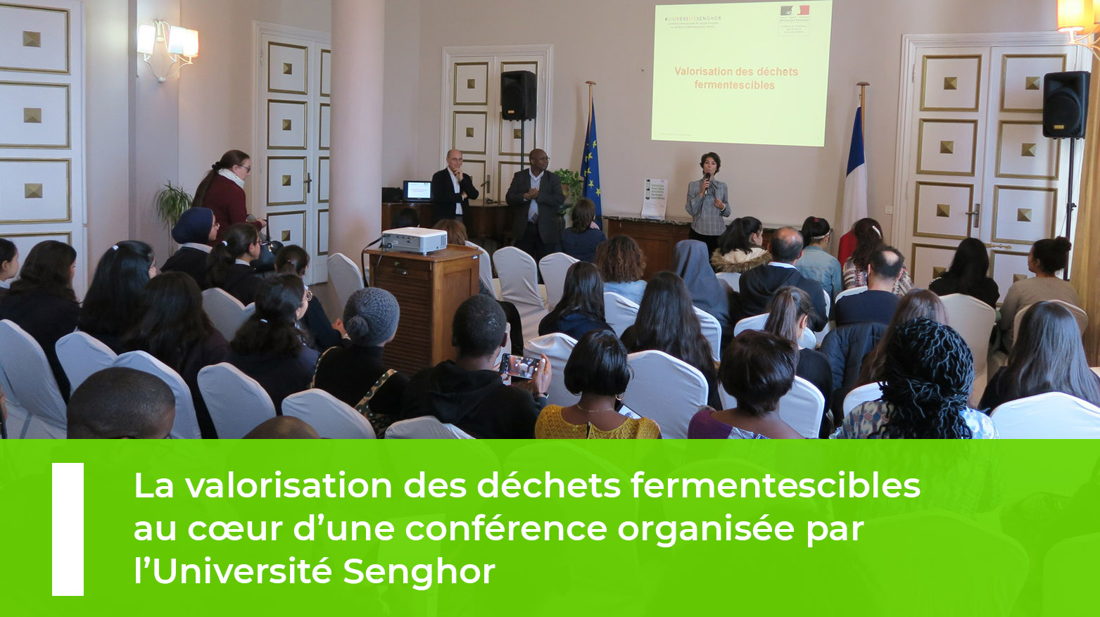 La valorisation des déchets fermentescibles au cœur d’une conférence organisée par l’Université Senghor