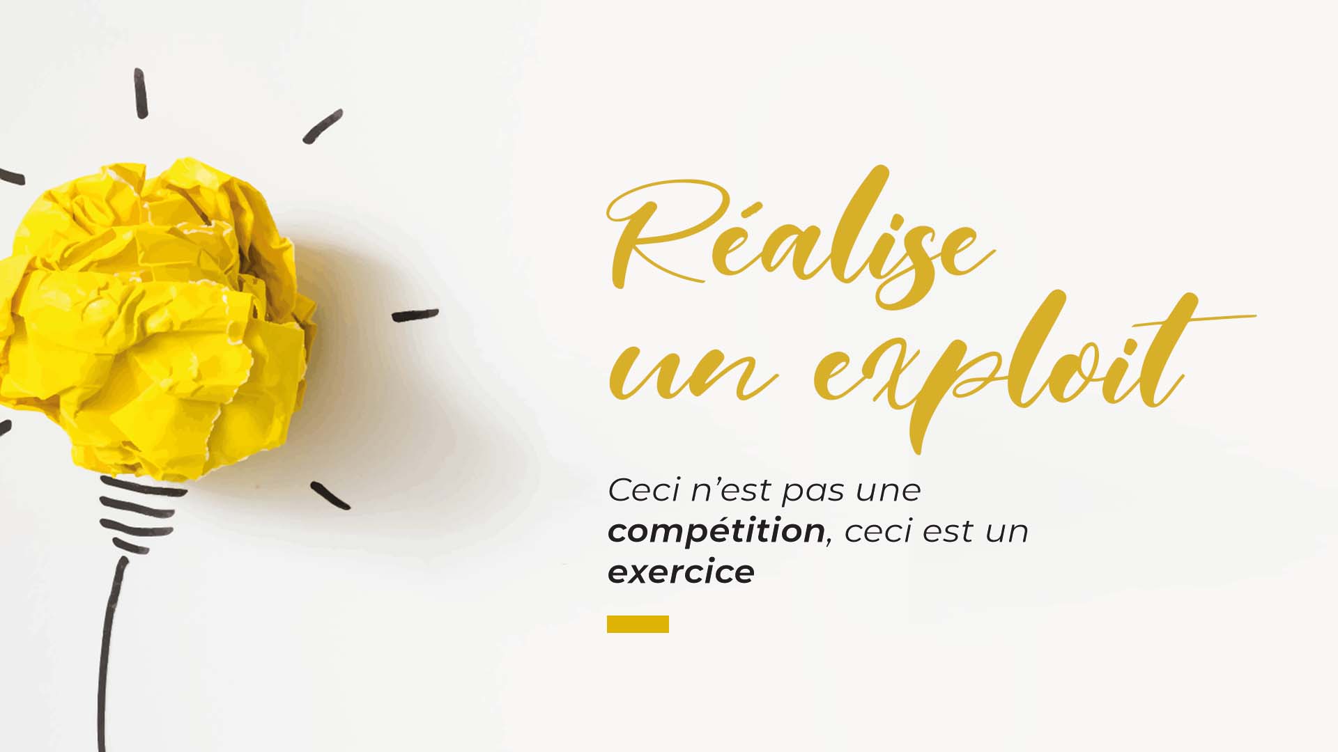 Réalise un exploit UNIVERSITE SENGHOR