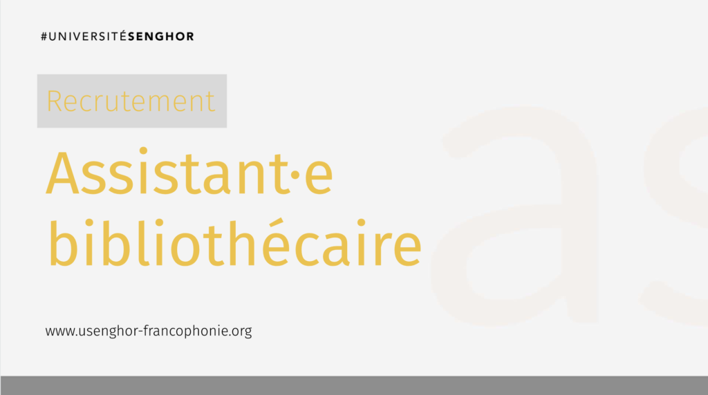 Assistant·e bibliothécaire