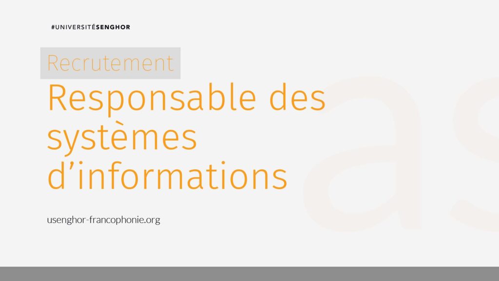 Responsable des systèmes d’informations