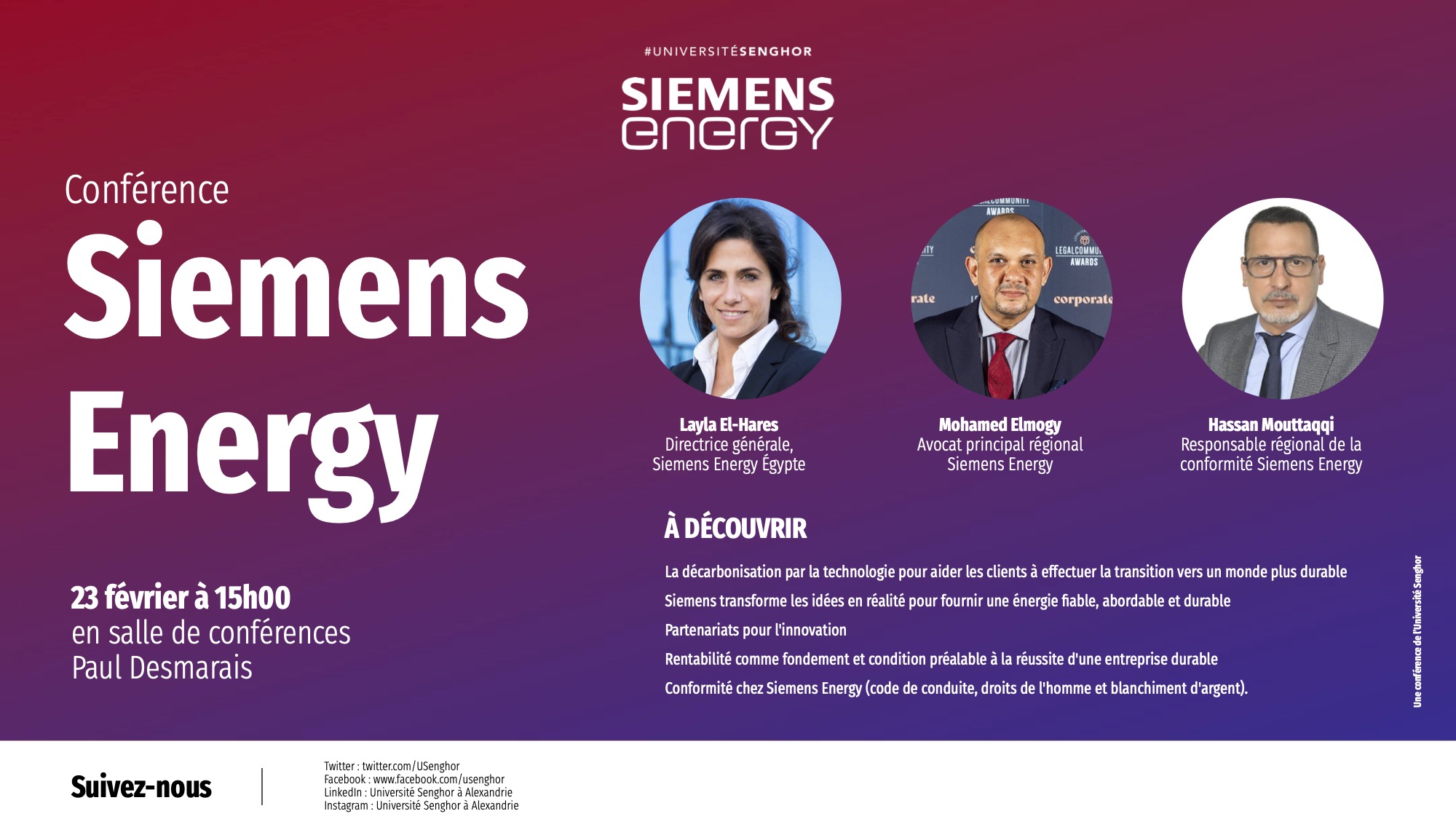 Siemens Energy Universite Senghor