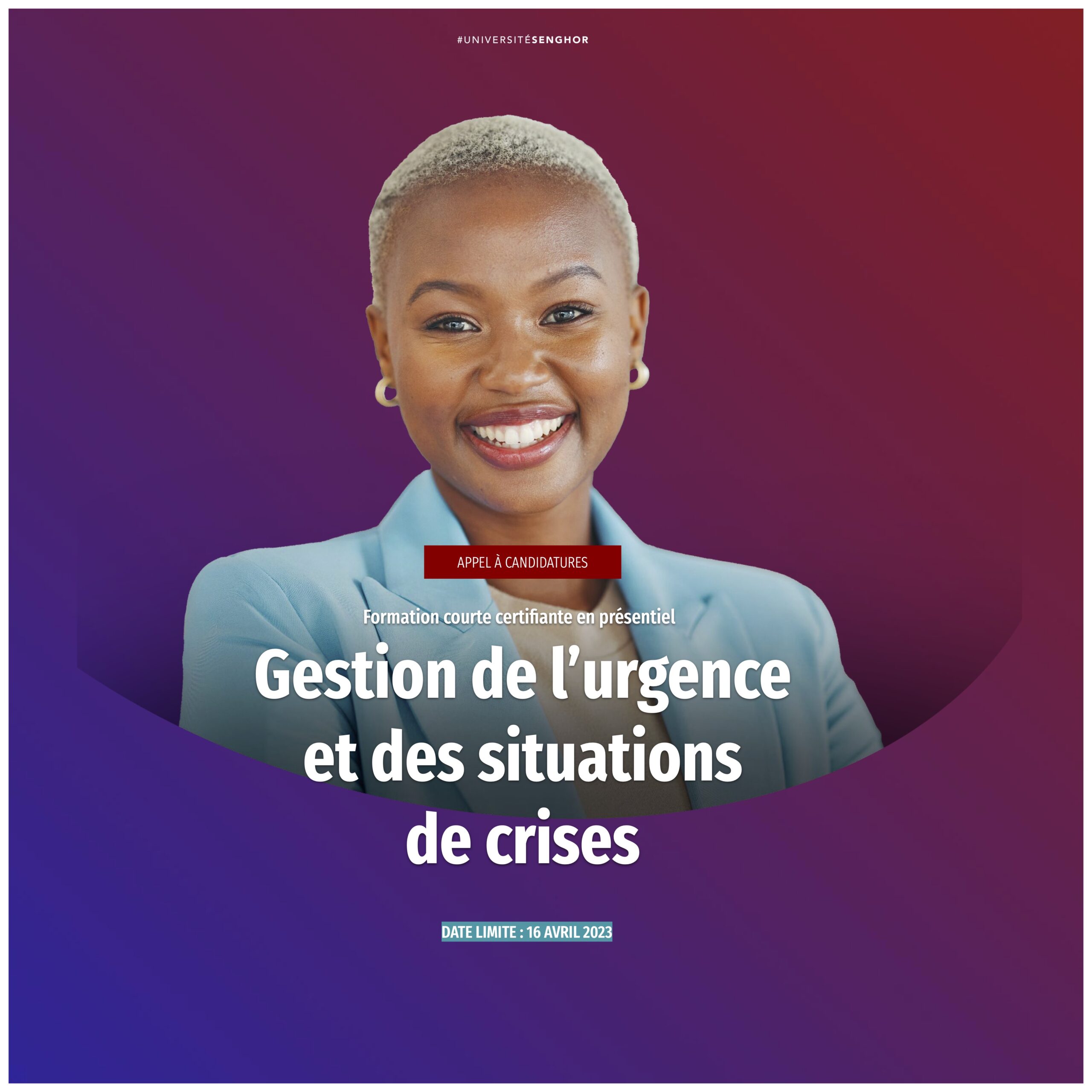 Université Senghor Gestion des risques et des situations d'urgence