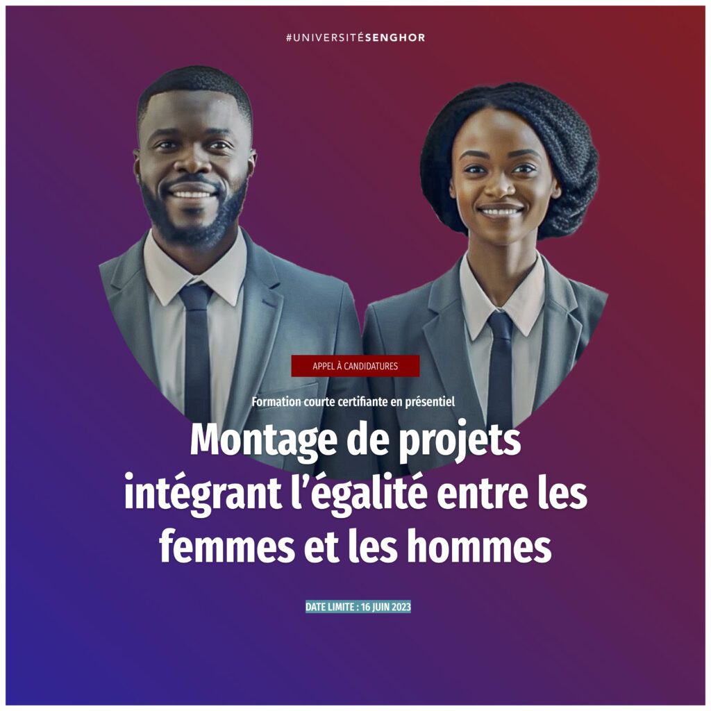 Montage de projets intégrant l’égalité entre les femmes et les hommes