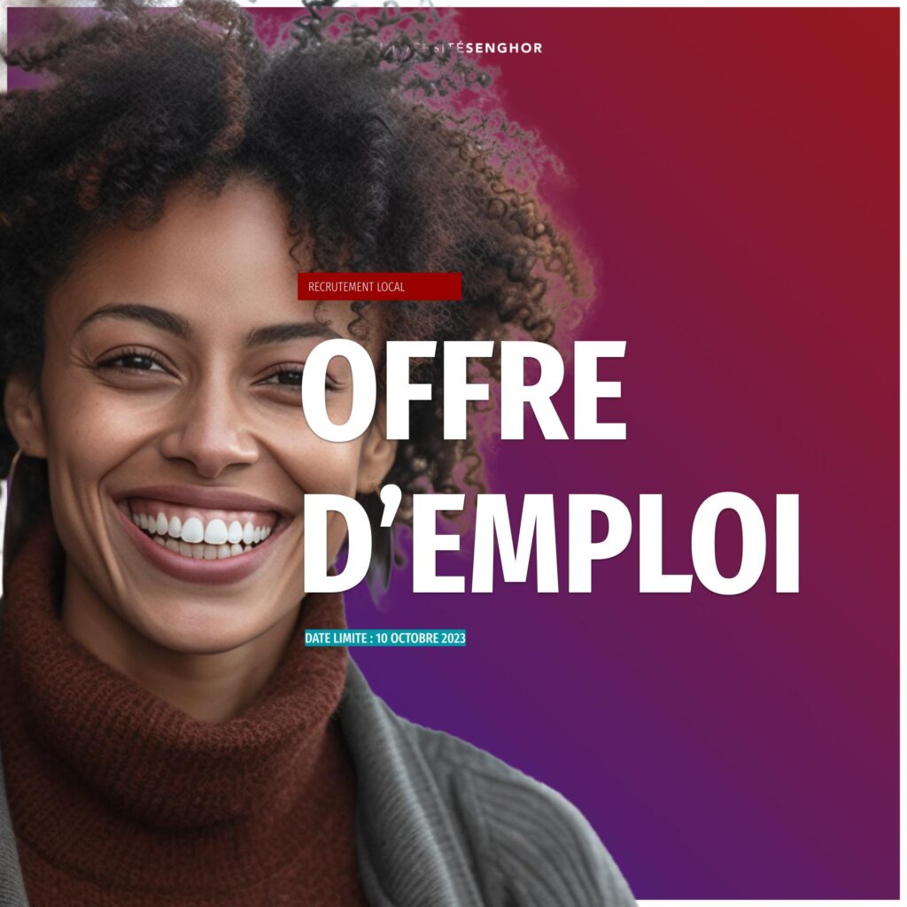 Recrutement Universite Senghor