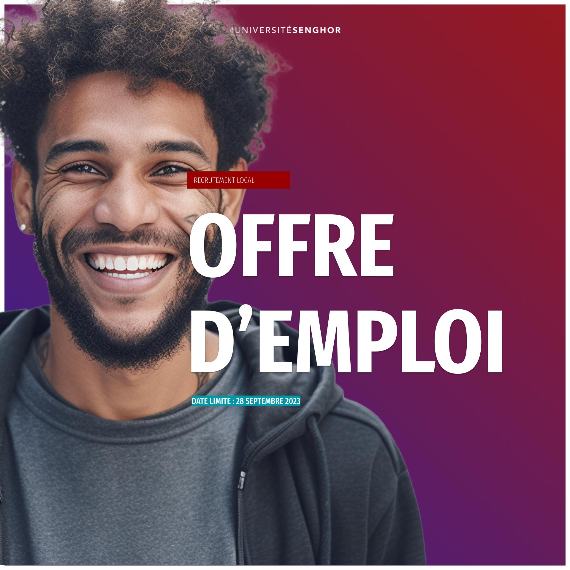 Recrutement Universite Senghor